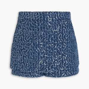 Maje Sparkling Blue Mini Skort